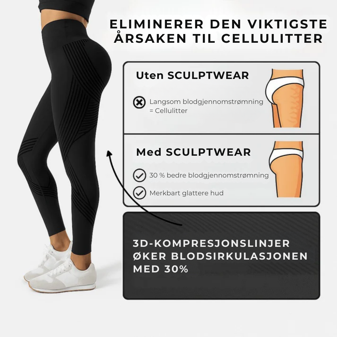 SculptWear™ | Leggings som jobber aktivt mot cellulitter