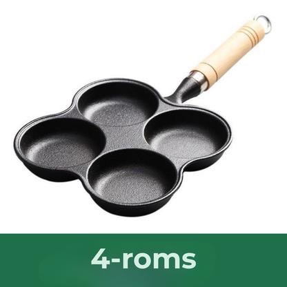 PanneRo™ | Multi-seksjon støpejern non-stick eggpanne