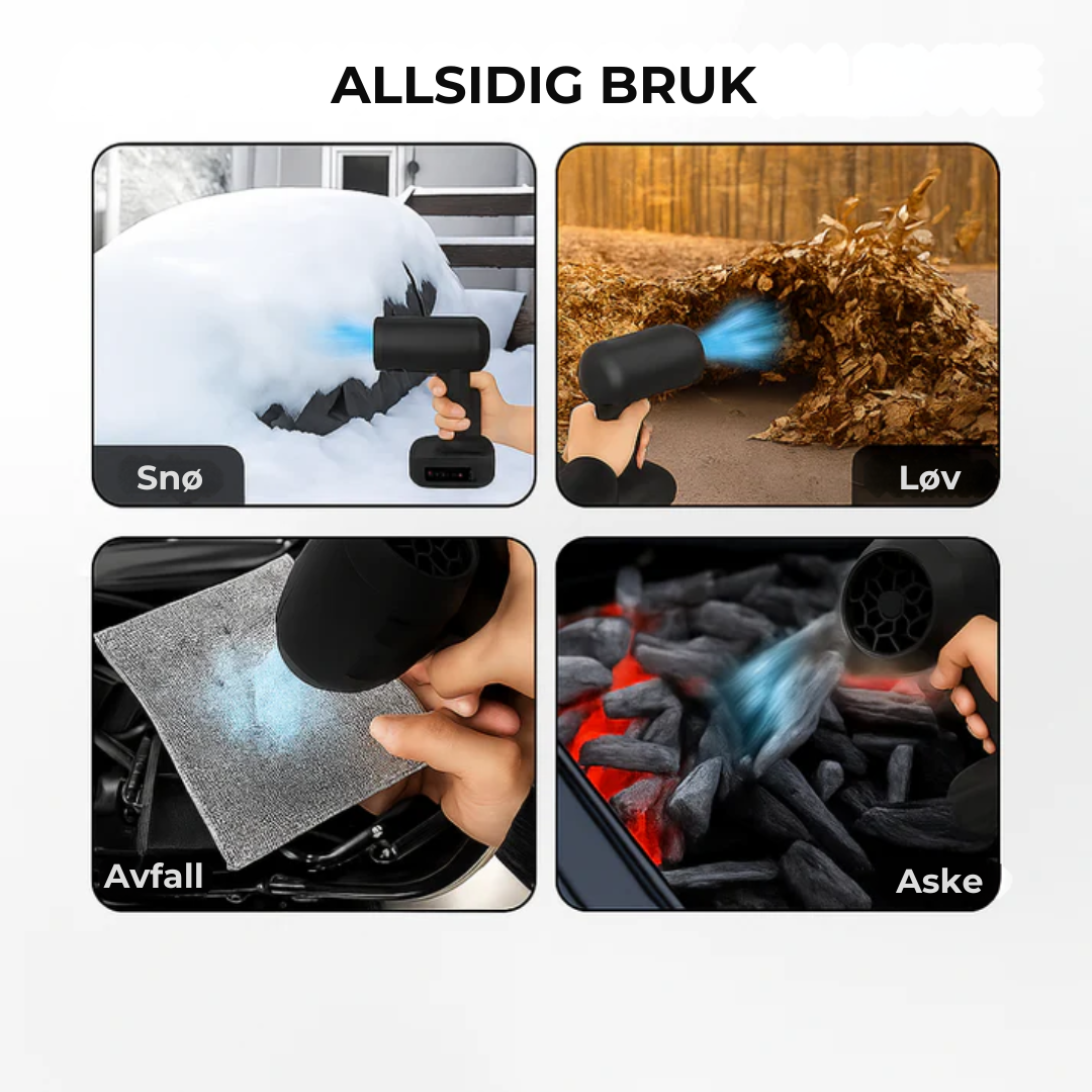 StormAir™ | Trådløs løvblåser for rask rengjøring av blader, smuss, støv og daglig avfall