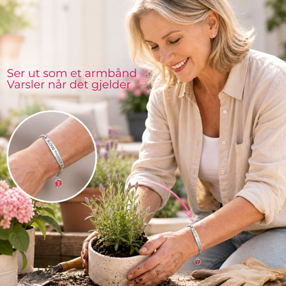 BlodfortynnerArmbånd™ | Synlig medisinsk ID når hvert sekund teller