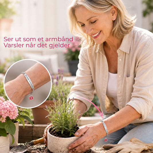 BlodfortynnerArmbånd™ | Synlig medisinsk ID når hvert sekund teller