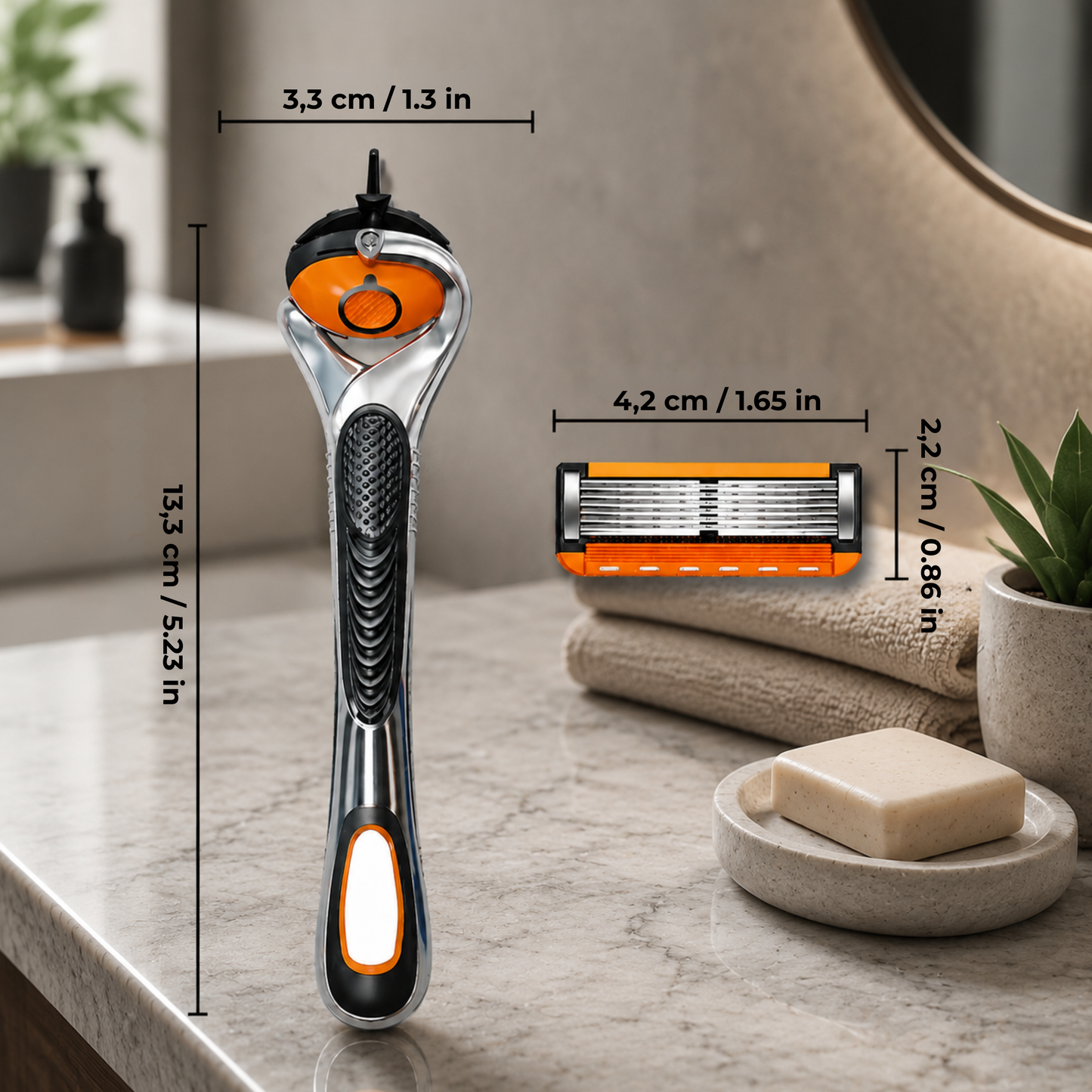 BladeCraft™ | 24 barberblader + gratis barberhøvel