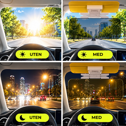 DriveShade Clip™ | Mindre blending – bedre sikt bak rattet