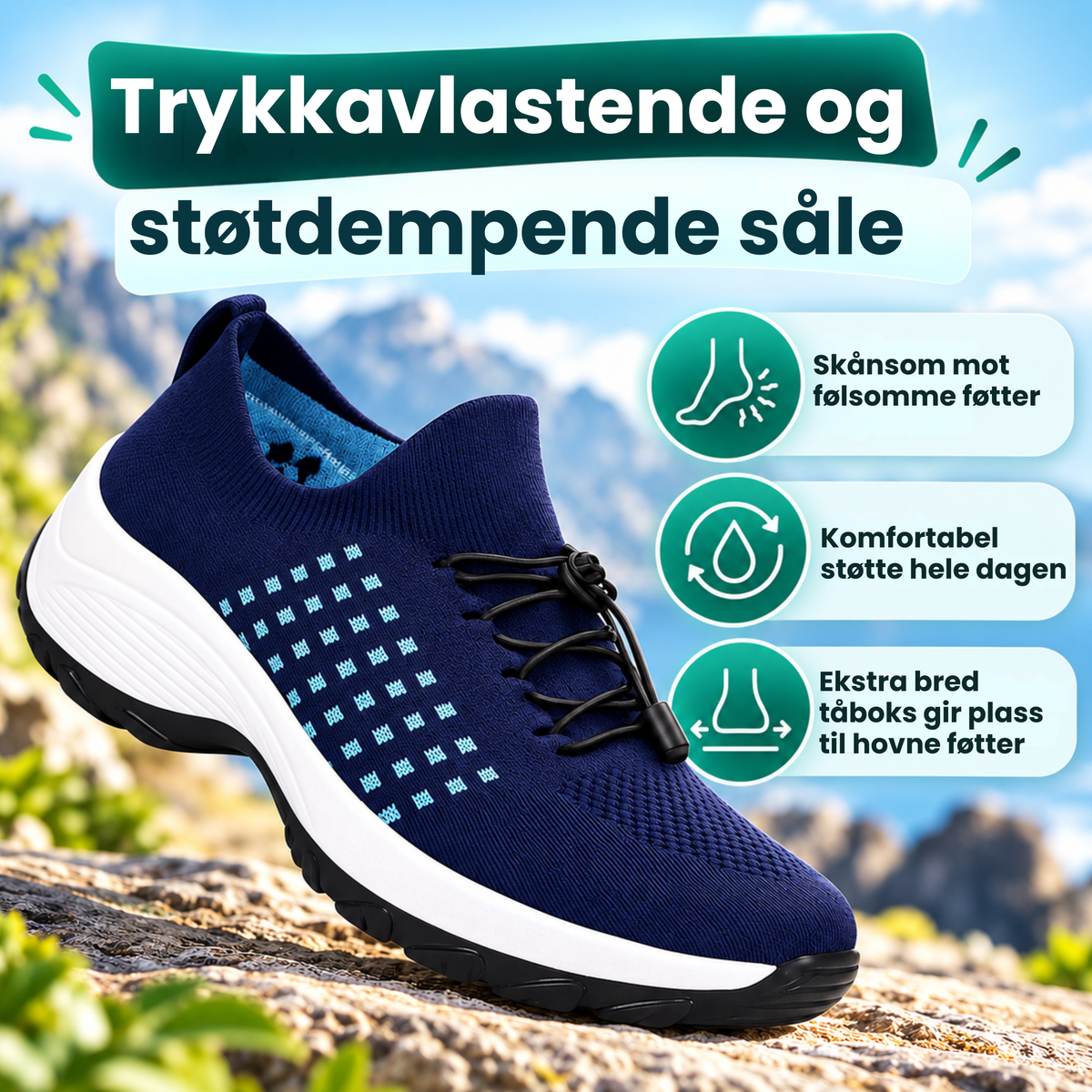 FriForm™ | Komfort og frihet for følsomme føtter