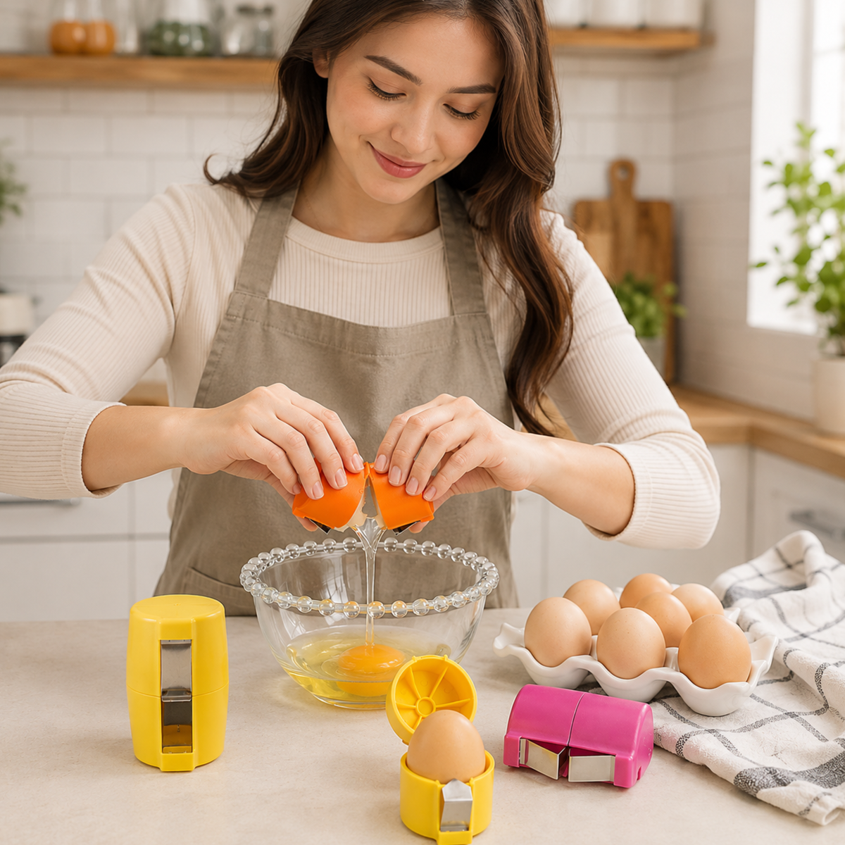 EggÅpner™ | Knekk egg uten søl