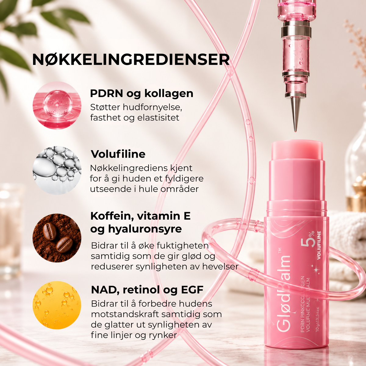 GlødBalm™ | Umiddelbar fuktighet og naturlig glød