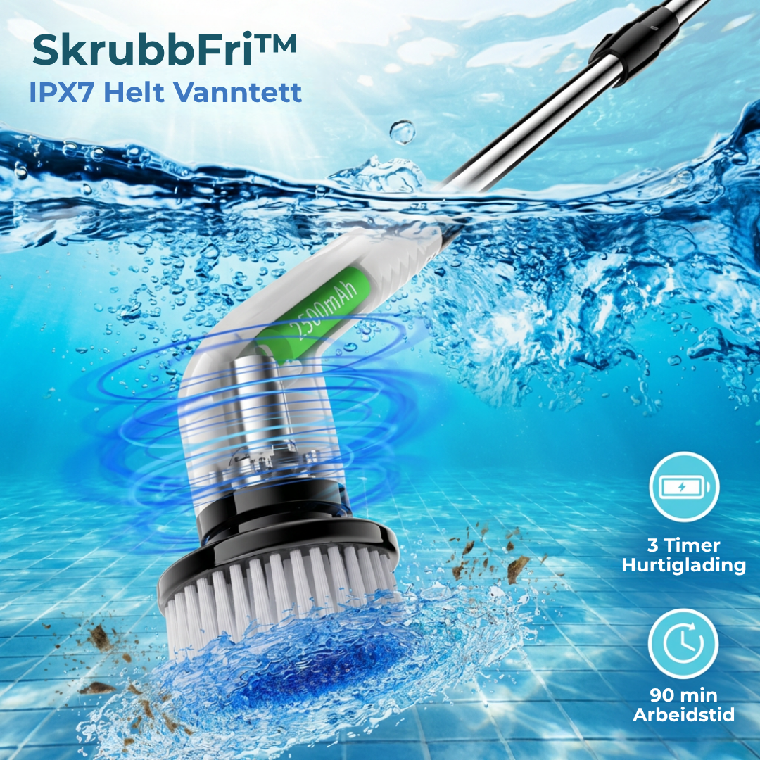 SkrubbFri™ | 9-i-1 Elektrisk rengjøringsbørste