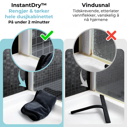 InstantDry™ Tørkeklut | Suger opp alt, etterlater null striber
