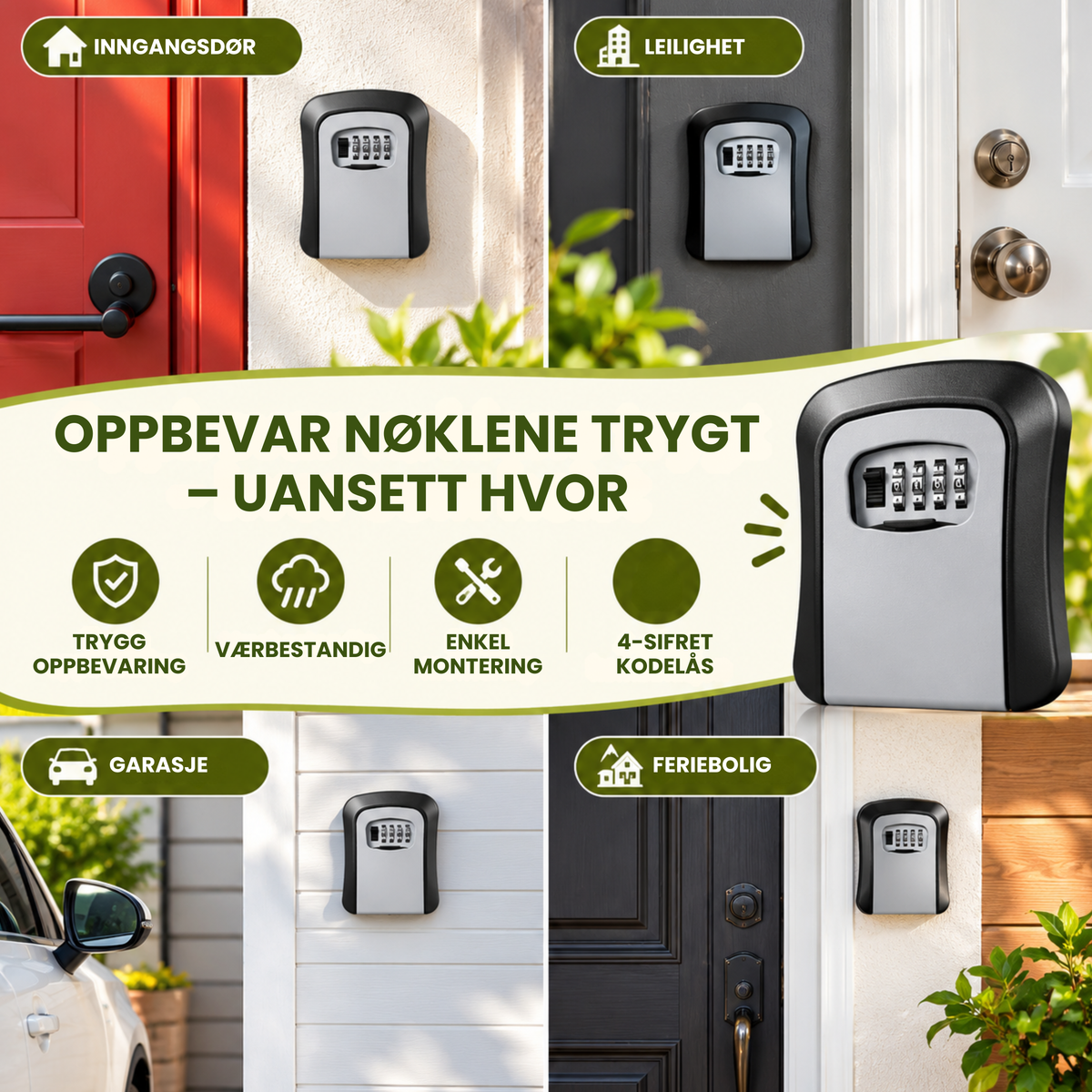 NøkkelNabo | Slutt å gjemme ekstranøkkelen under dørmatten
