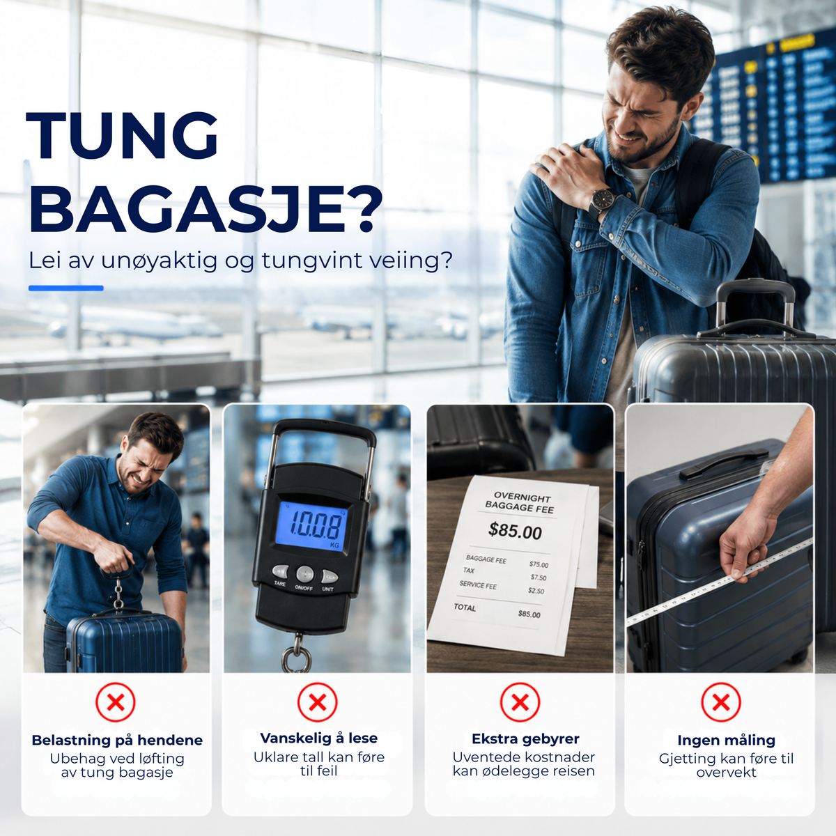 WeighGo™ | Bærbar elektronisk hengevekt