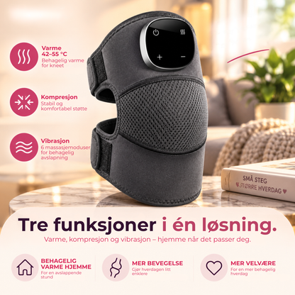 KneeComfort™ | Behagelig varme og massasje for stive, slitne knær
