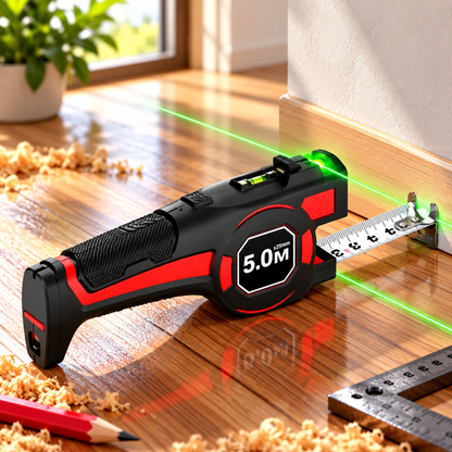 LaserMeasure 2-in-1™ | Mål, juster og få rette linjer med ett verktøy