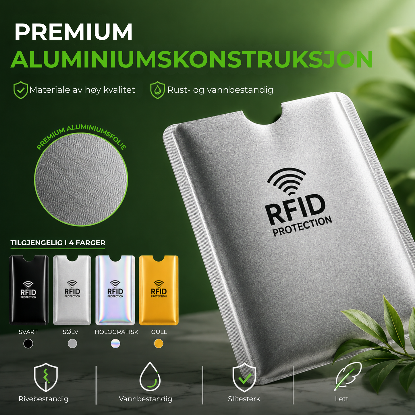 CardProtect™ | RFID-kortholder som beskytter kortene dine mot trådløs skimming