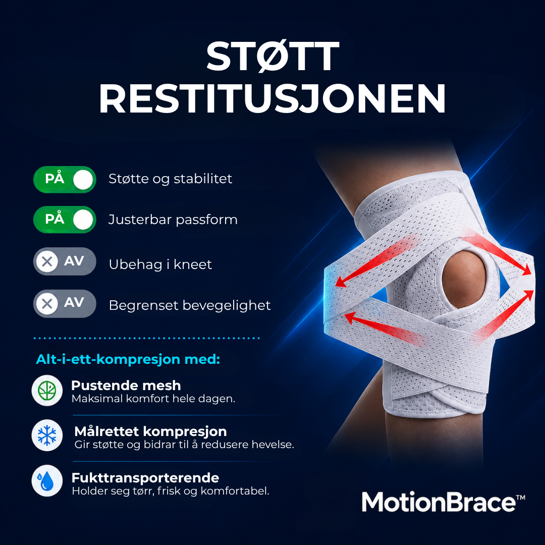 MotionBrace™ | Justerbar knestøtte