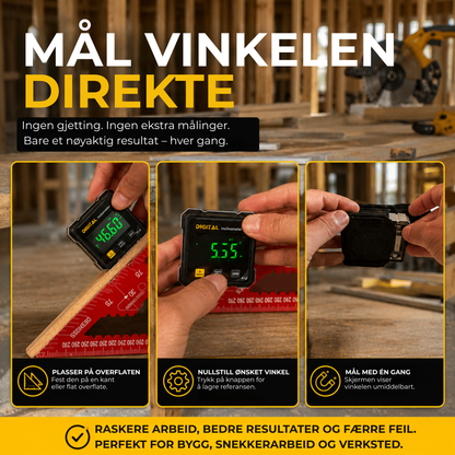 AnglePro™ | Mål vinkelen riktig på sekunder
