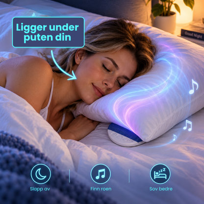 PillowSound™ | Lytt til favorittlyden din i sengen, uten ørepropper