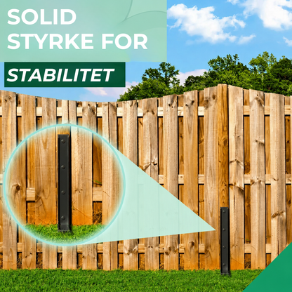 StakeGuard™ | Kraftig reparasjonssett for stabilisering av gjerdestolper
