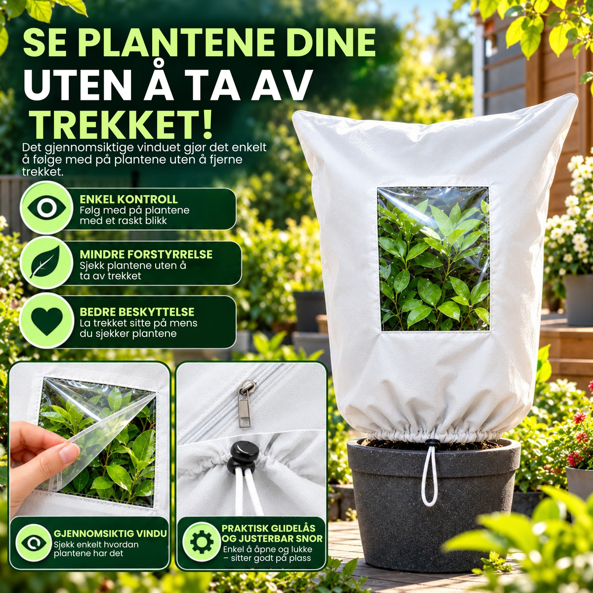 FrostVakt™ | Beskytt plantene dine mot frost og vinterkulde