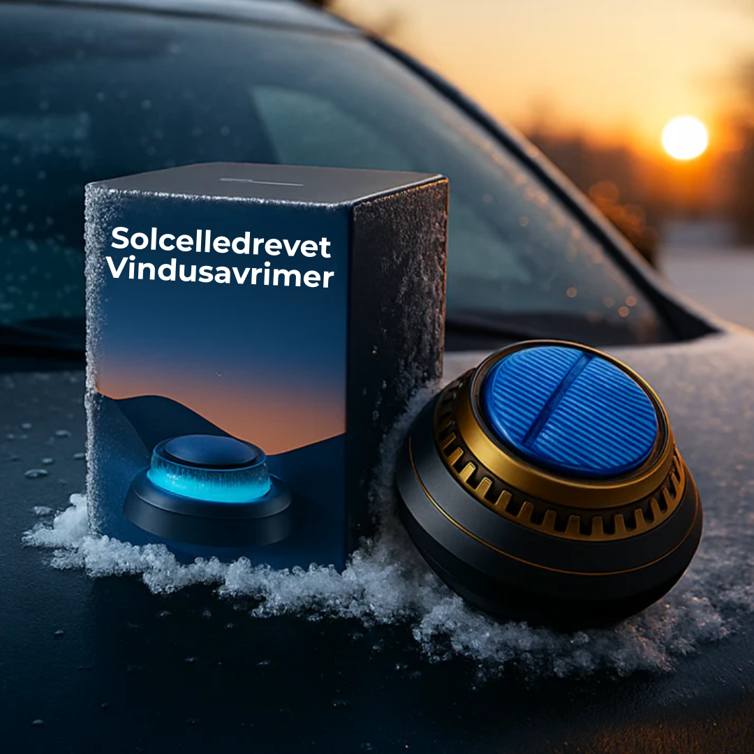 Solcelledrevet Vindusavrimer | Holder vinduene klare og isfrie – hele vinteren