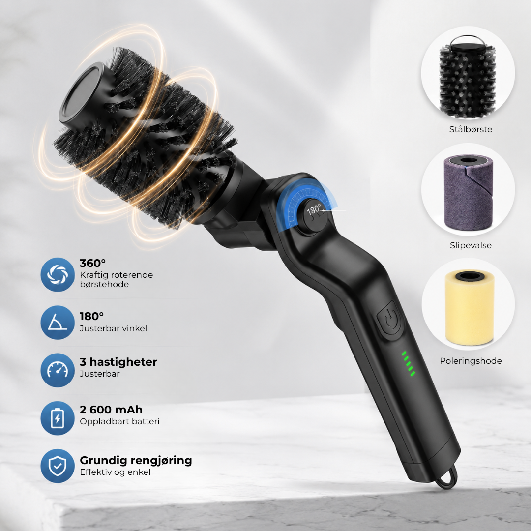 GrillForce™ | Trådløs elektrisk grillrenser