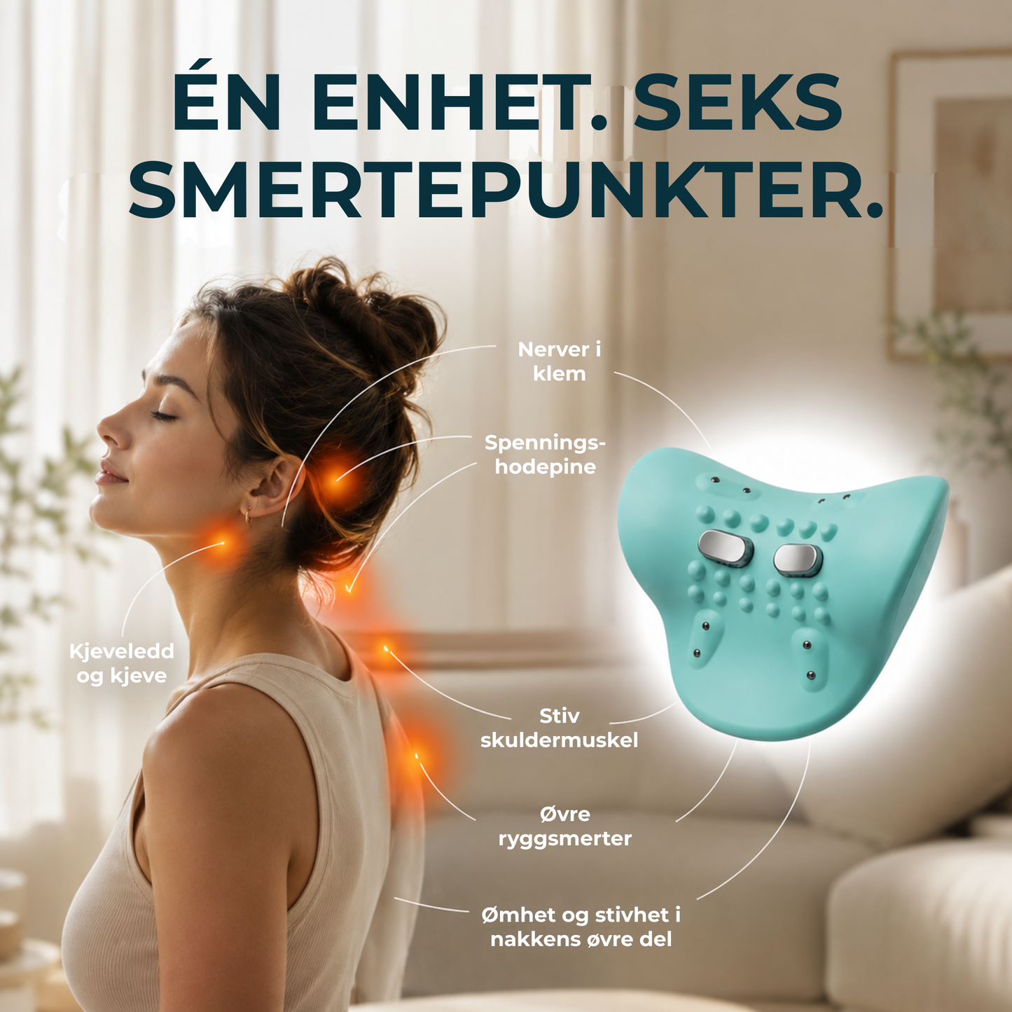 NakkeLindring™ | Lindre spenninger og gi nakken en velfortjent pause