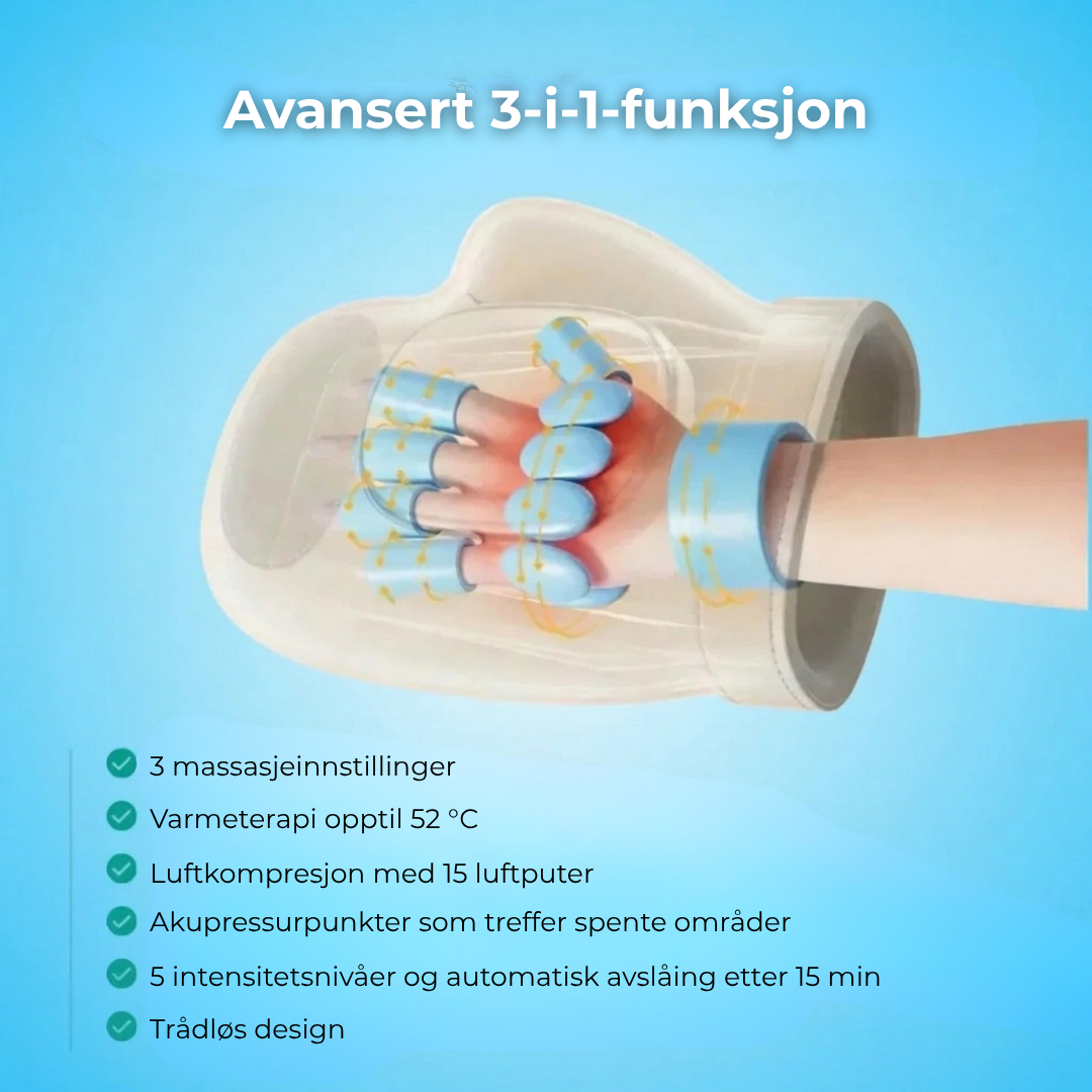HandEase Pro™ Håndmassasjeapparat | Hendene dine skal ikke føles utslitte etter en vanlig dag