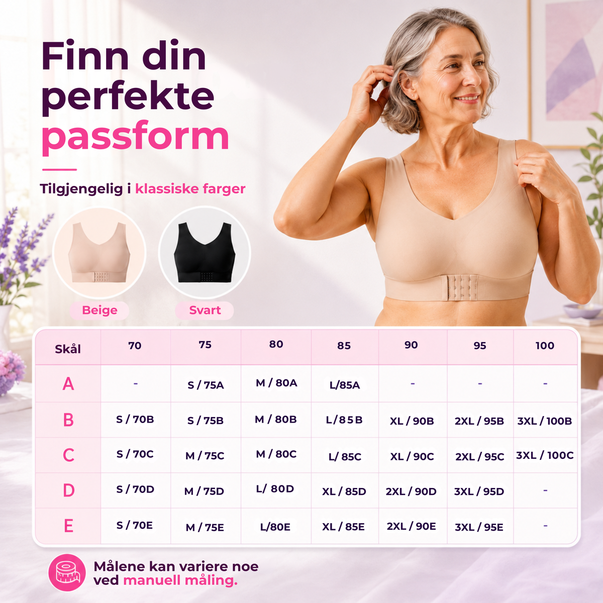 Størrelsesguide