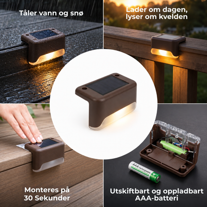 SolarMark™ | Solcelledrevet Trappelys