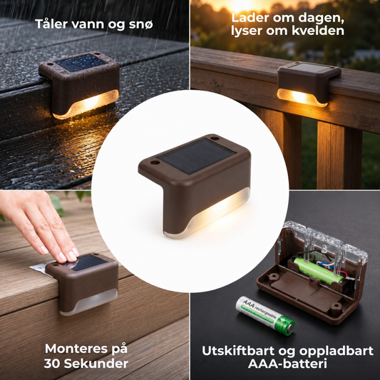 SolarMark™ | Solcelledrevet Trappelys