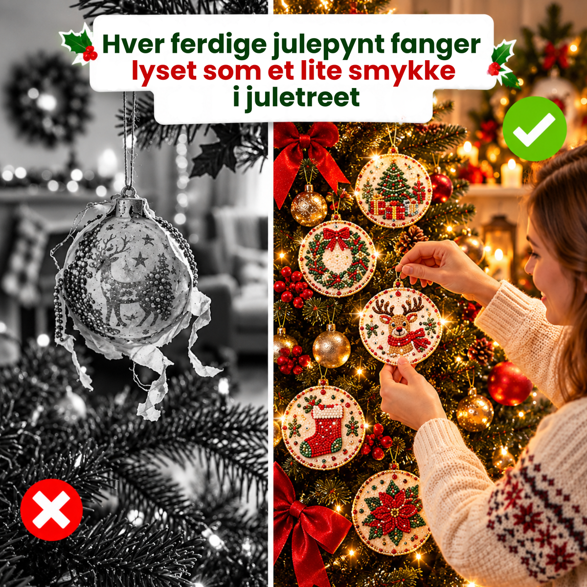 Julepynt med Diamanter™ | Lag julepynten selv – og gjør juletreet ekstra personlig