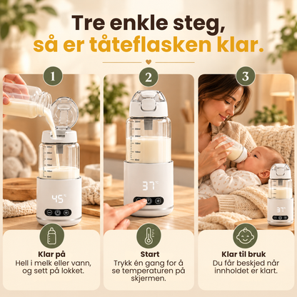 FlaskeRedder | Varm melk og vann enkelt, også på farten