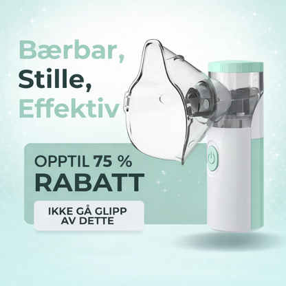 PureBreath Nebulizer | Når tett nese og hoste stopper hverdagen