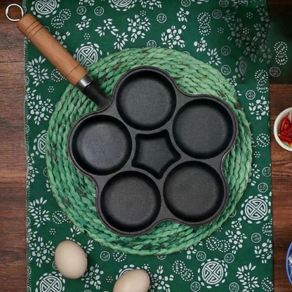 PanneRo™ | Multi-seksjon støpejern non-stick eggpanne