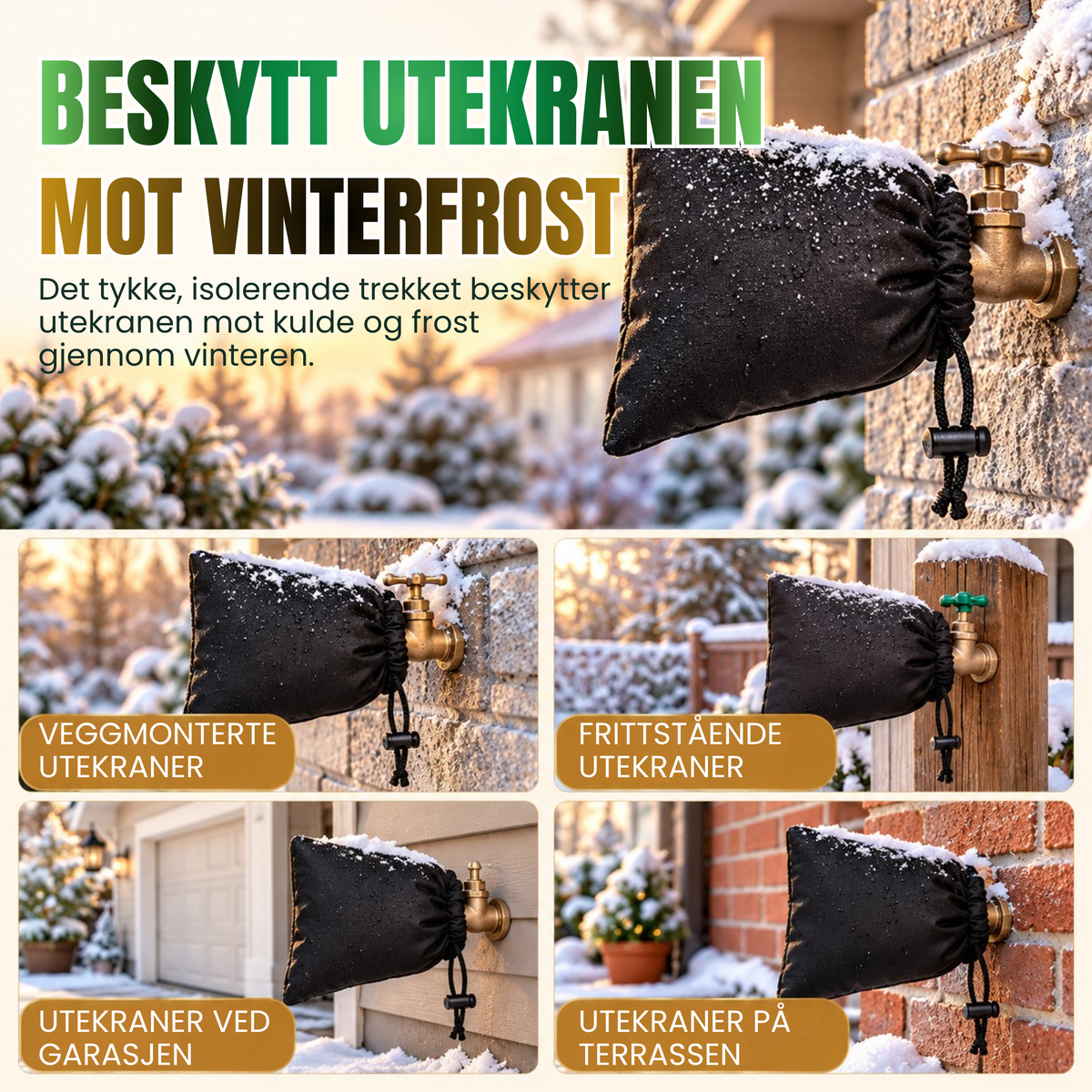 FrostVakt | Beskytt utekranen mot frost og kulde