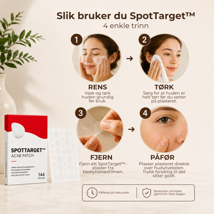 SpotTarget™ | Reduserer synlige hudutvekster, nupper og flekker på en målrettet måte.