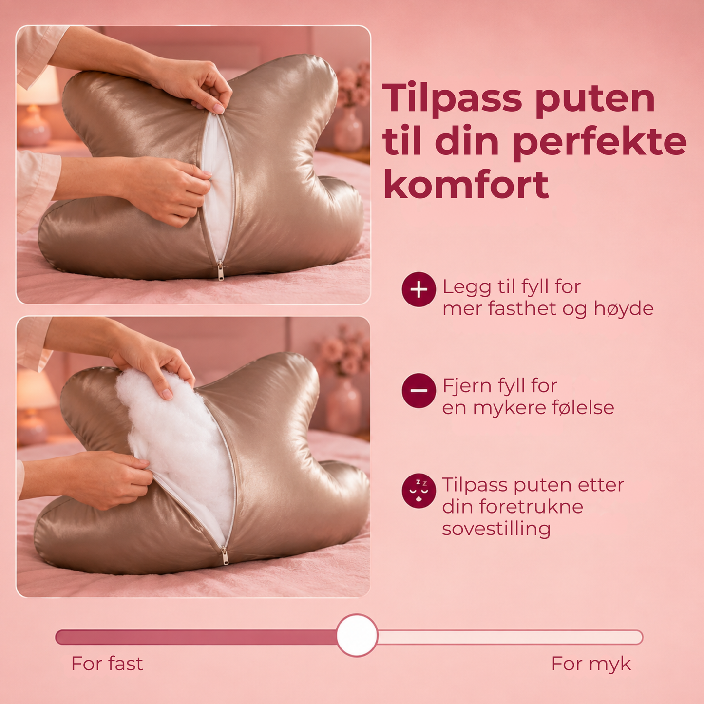 FaceRest™ | Færre putemerker, jevnere hud og bedre søvn