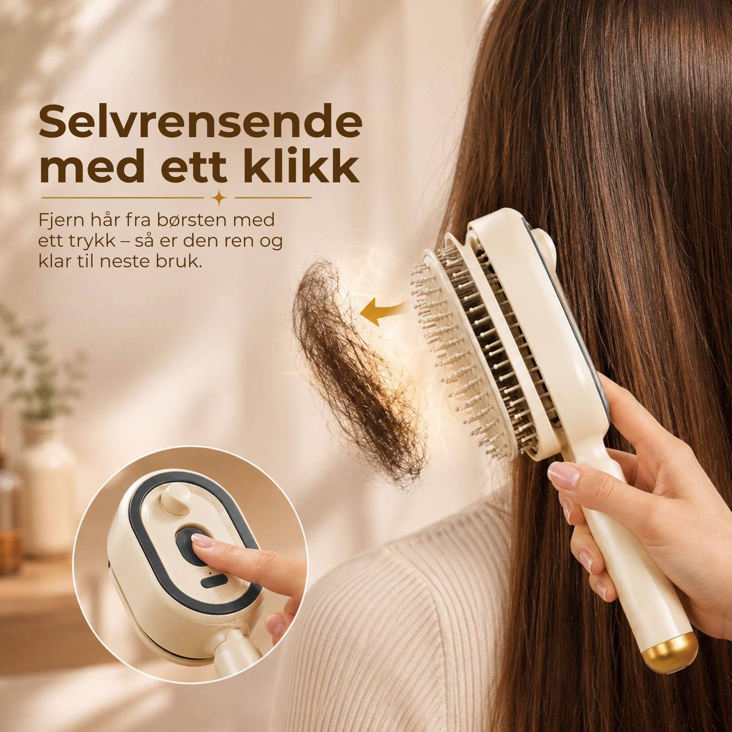 MistBørste™ | Mindre krus – hårstrå for hårstrå