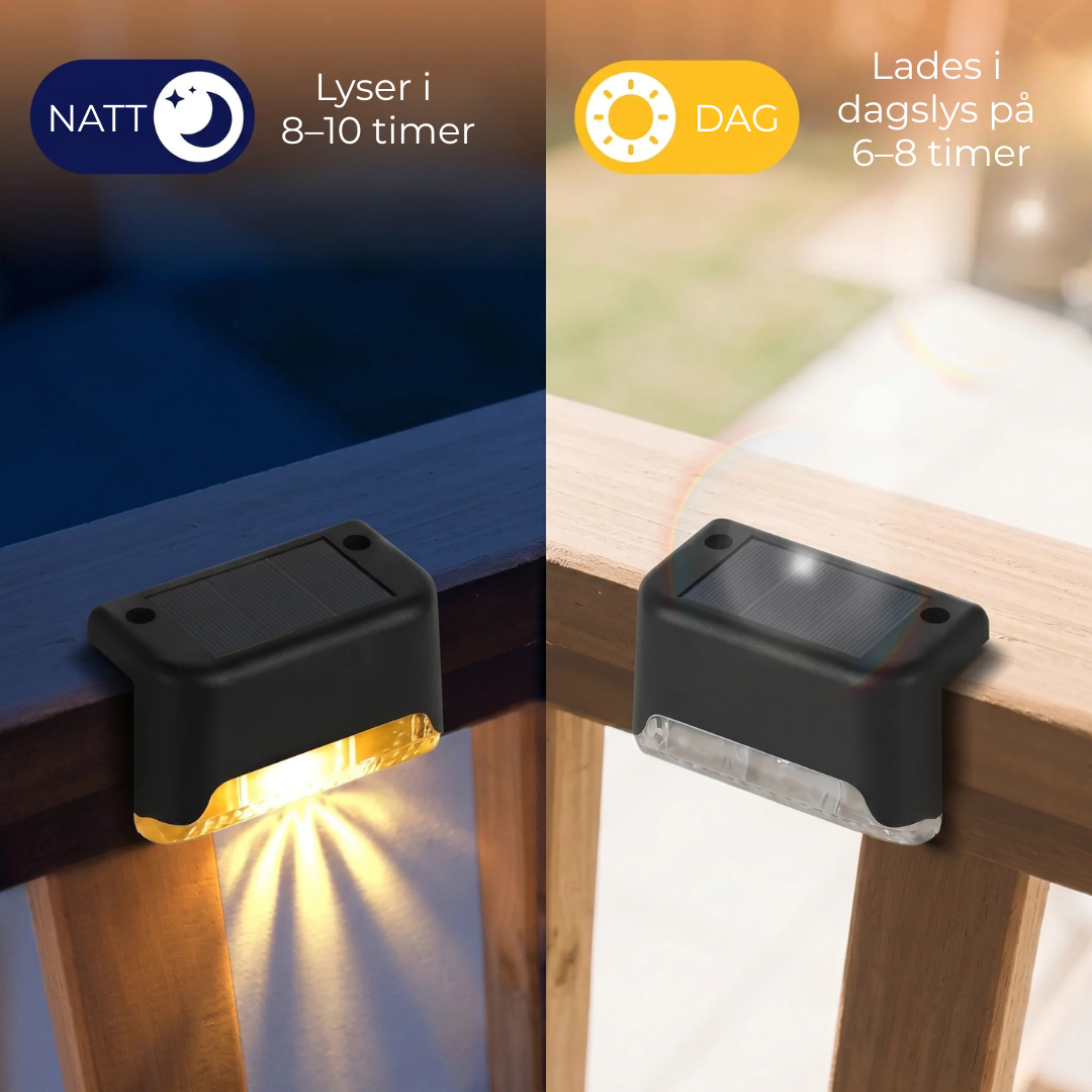 Solglød™ | Solcelledrevet Utendørslampe