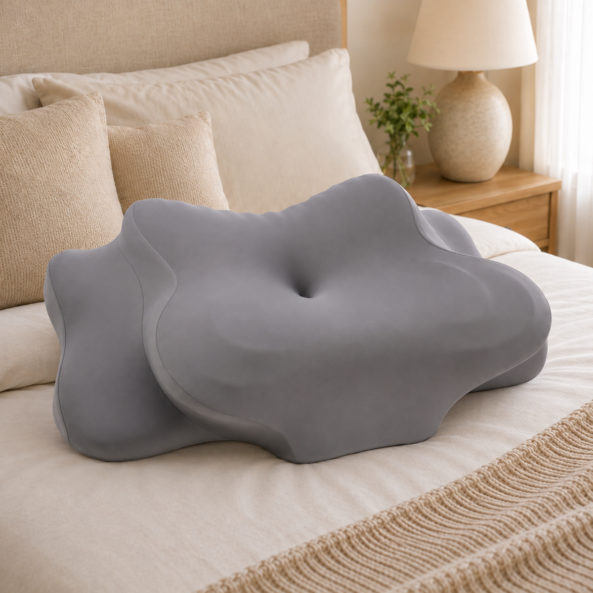 Somnora™ | Ergonomisk Pute for Bedre Nakkestøtte