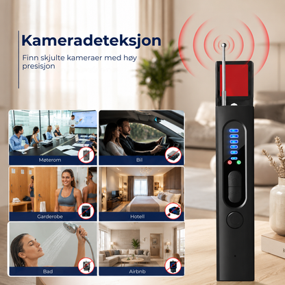 PrivacyScan™ | Detektor for skjulte kameraer