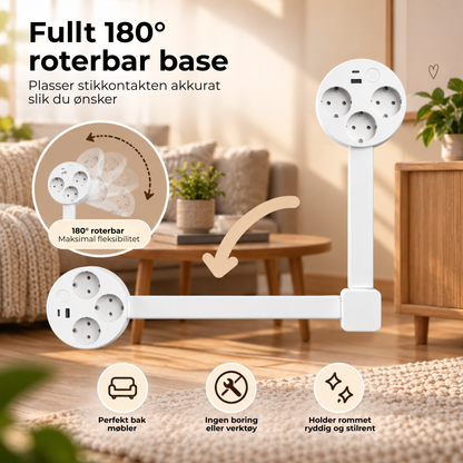 PlugFlex™ | Mer plass, mindre kabelrot