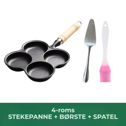 PanneRo™ | Multi-seksjon støpejern non-stick eggpanne