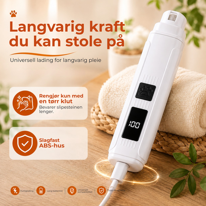 PawFile™ | Elektrisk neglefil for kjæledyr med LED-indikator