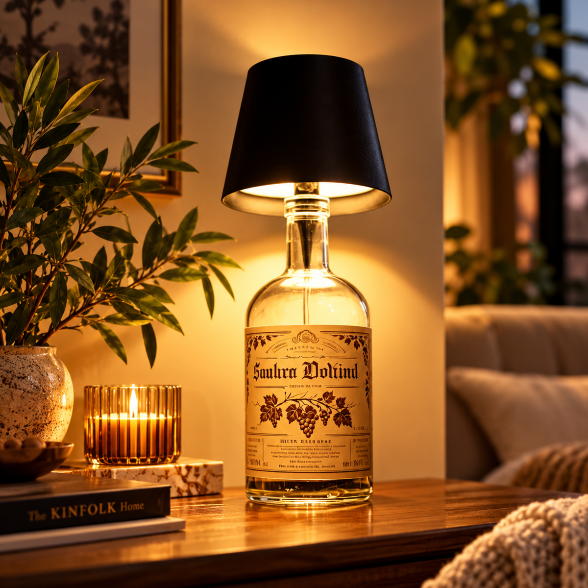 BottleBeam™ | Gjør favorittflasken din om til en stemningsfull lampe