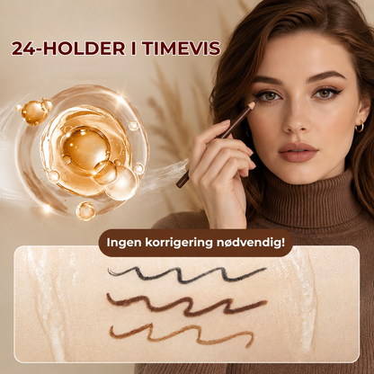 LineMuse™ | Slutt å rette på eyelineren. Påfør én gang. Ser bra ut hele dagen.