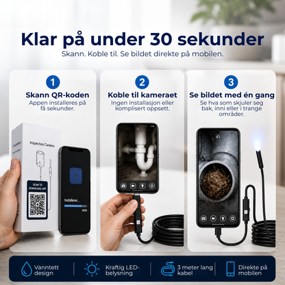 FlexKamera™ | Se det du ellers ikke kommer til