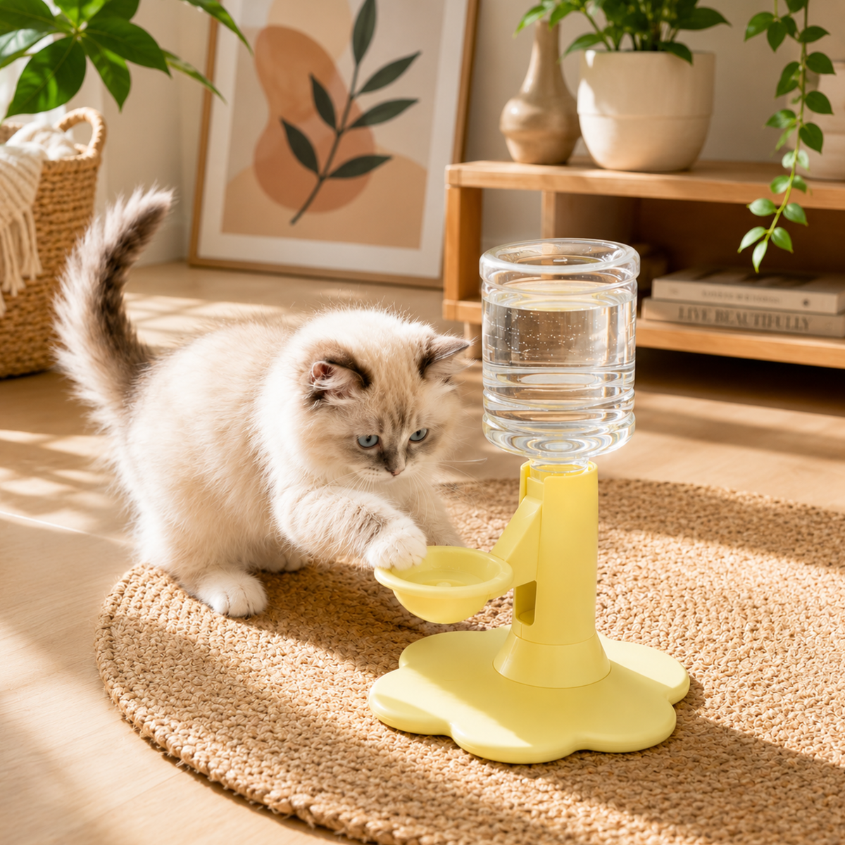 AquaRise™ | Mindre søl, enklere drikking for katten