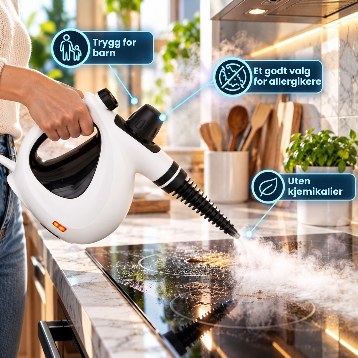 PureSteam™ | Kraftig damprengjøring uten unødvendig skrubbing