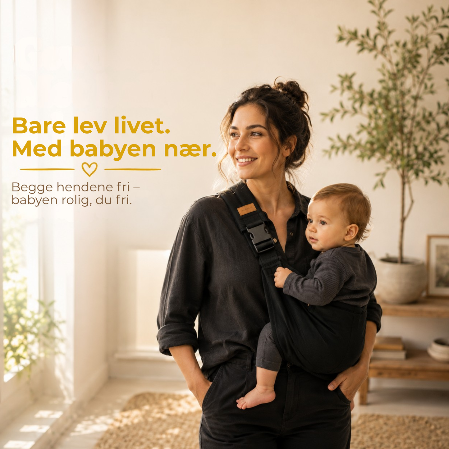 BæreHjelp™ | Når barnet vil opp, men du trenger hendene fri