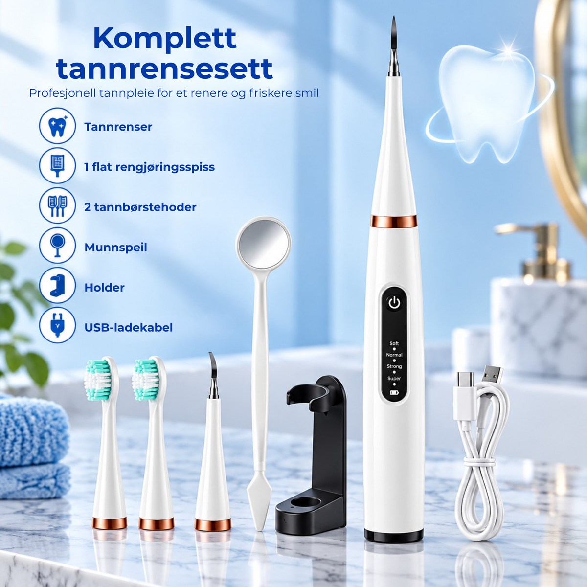 CleanTooth Tool™ | Målrettet rengjøring der tannbørsten ikke kommer til